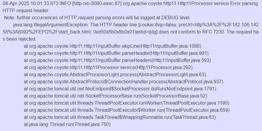 tomcat运行项目java.lang.IllegalArgumentException-技技爆